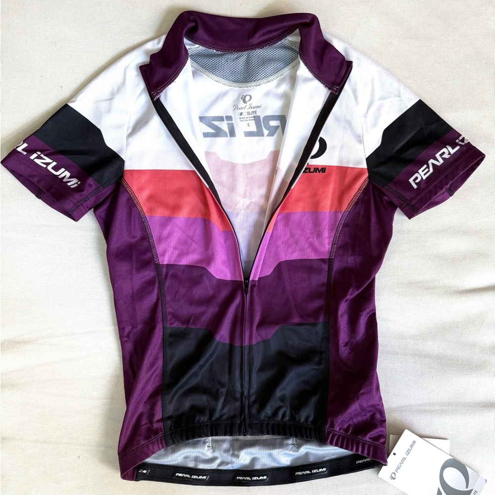 NWT Pearl Izumi Elite Team PI LTD Womens Biking Jersey in Purple size Small - Picture 5 of 11